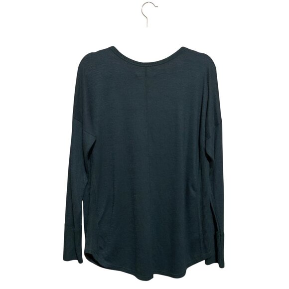 Abercrombie & Fitch Sweater Green Long Sleeve V-Neck Soft A&F Cozy XL Classic - Picture 7 of 14
